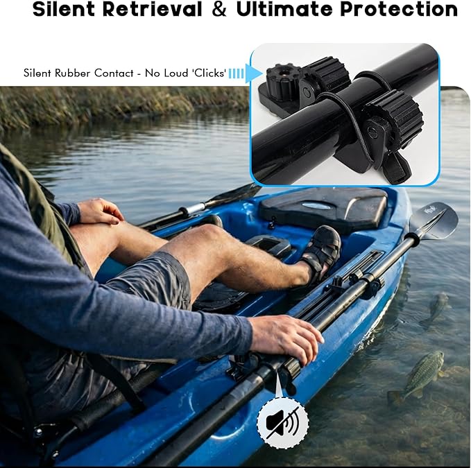 Fishing Kayak Cart - Soporte de remo para kayak con