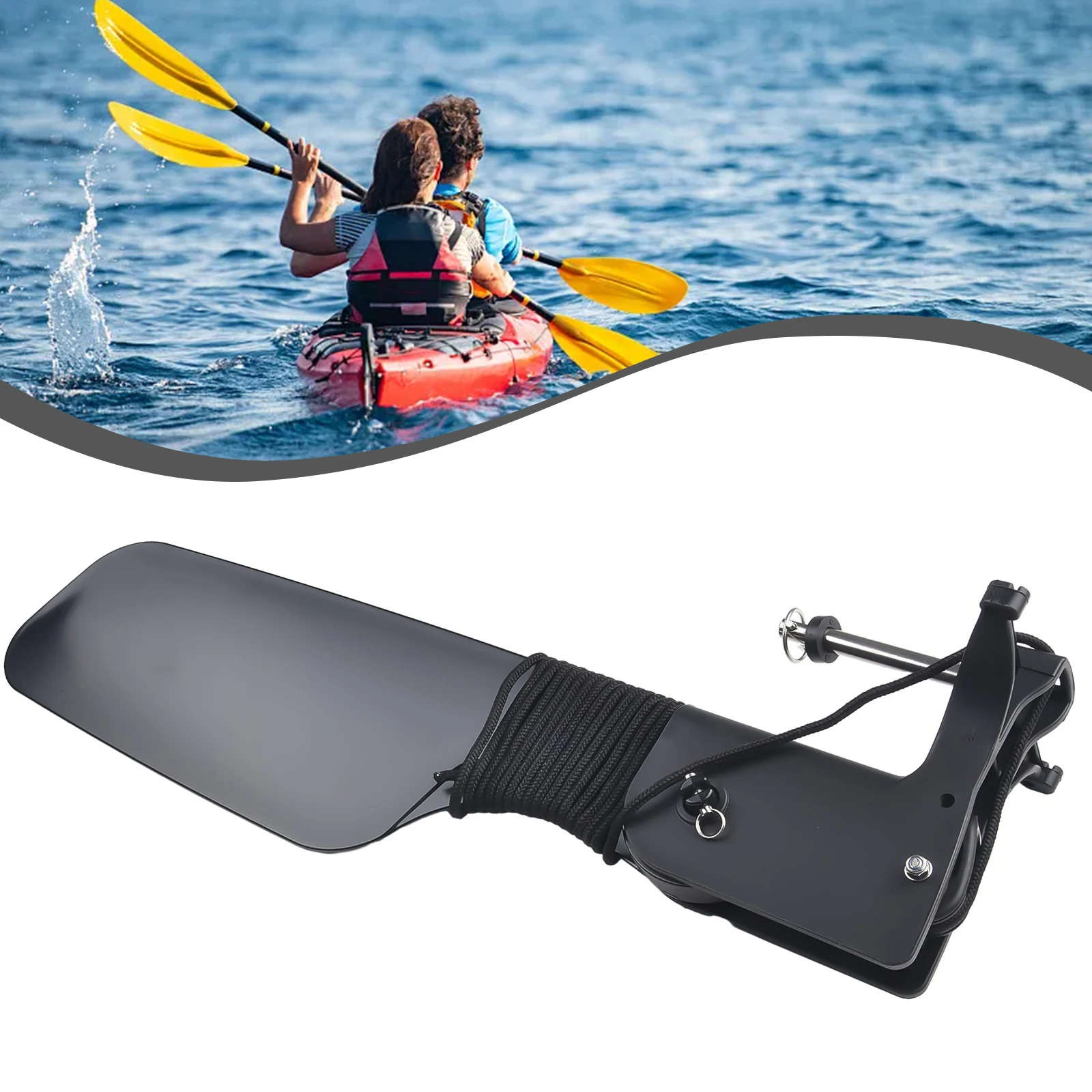 Fishing Kayak Cart - Timón de cola grande para Kayak
