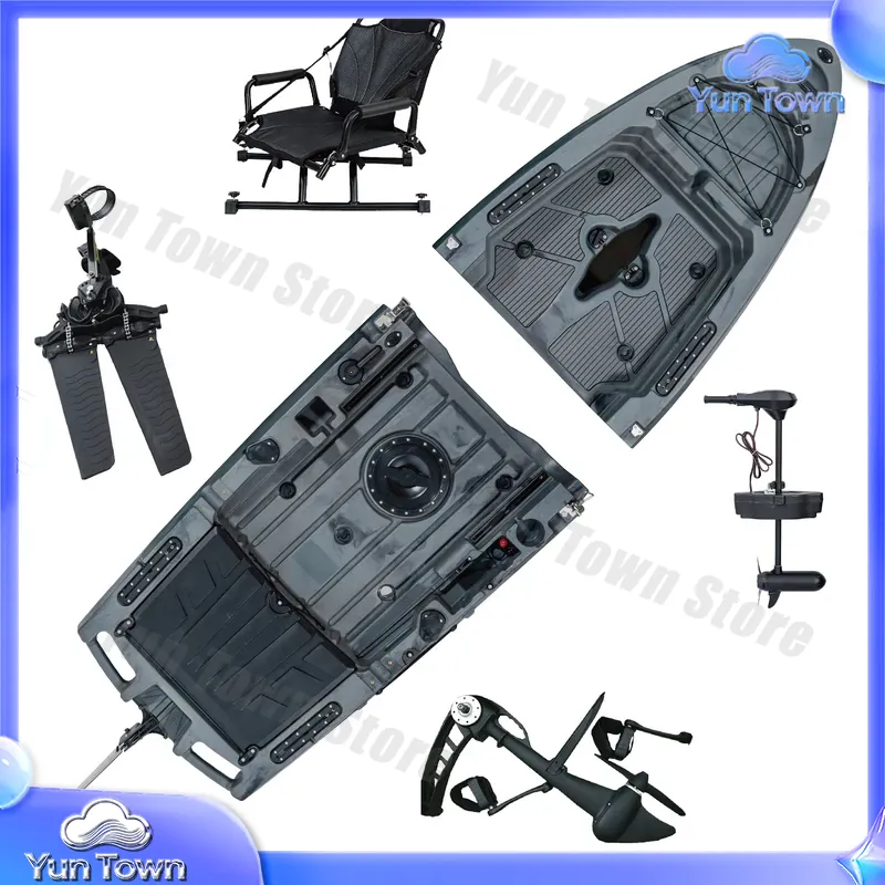 Kayak modular de 9.5 pies, tip - Fishing Kayak Pedal Drive reseña y precio