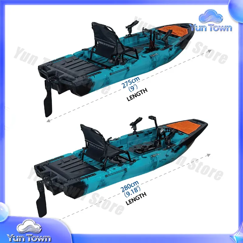 Kayak modular de 9.5 pies, tip - Fishing Kayak Pedal Drive reseña y precio